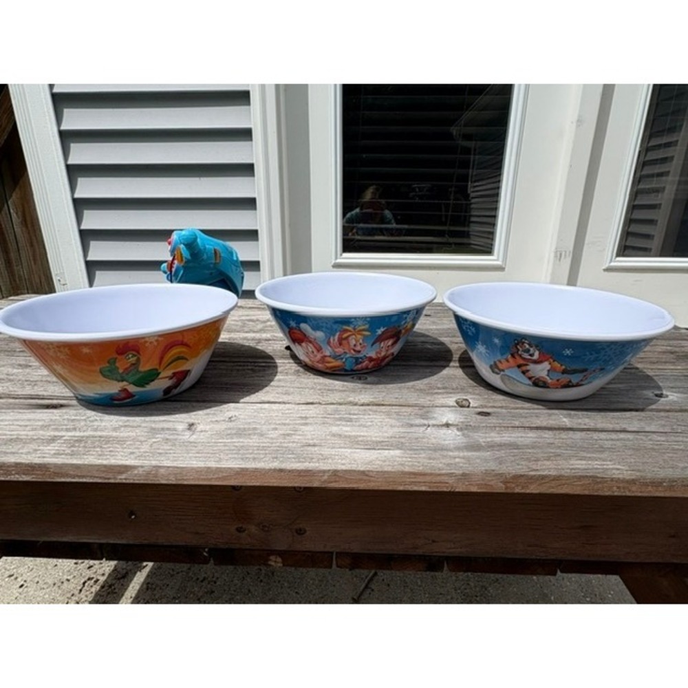 Kellogg's 2014 Sochi Winter Olympics Team USA Melamine Bowl Set of 3